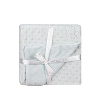 Afbeelding in Gallery-weergave laden, Noppendeken + knuffel lichtgroen (met naam)