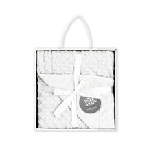 Afbeelding in Gallery-weergave laden, Noppendeken fleece - wit - met naam