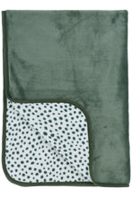 Afbeelding in Gallery-weergave laden, Meyco Baby - Fleece deken Cheetah - Forest Green