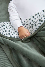Afbeelding in Gallery-weergave laden, Meyco Baby - Fleece deken Cheetah - Forest Green